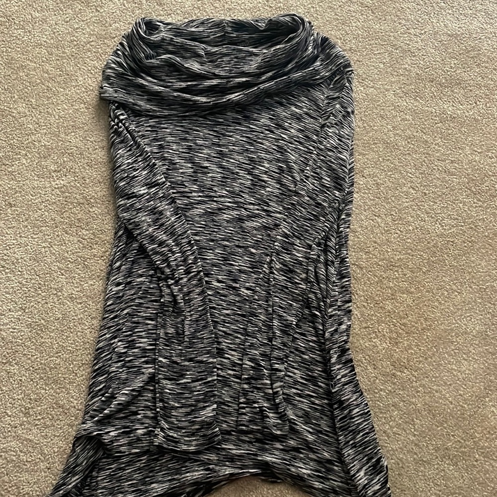 Cable & Gauge Cowl Neck Sweater
